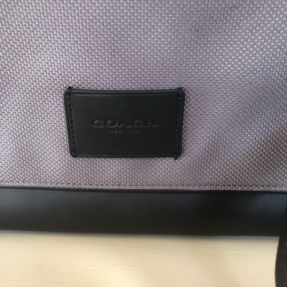 COACH Leather and Nylon Messenger Crossbody Bag - Picture 4 of 8